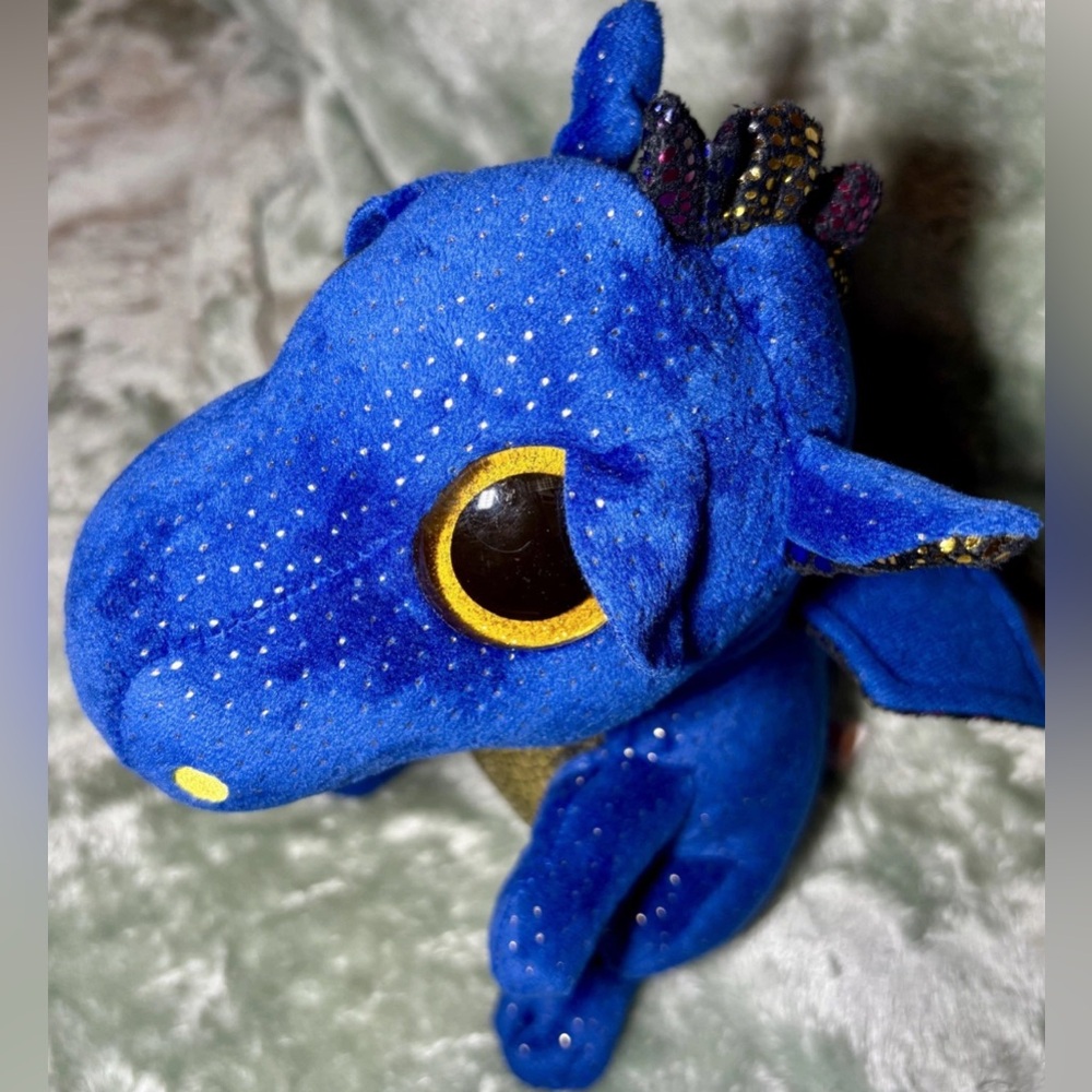 Ty Saffire Blue and Gray Plush